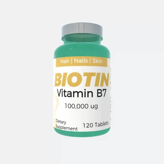 Suplemento para el cuidado de la salud Cabello Piel Dmscare-Biotin Tabletas Vitamina B7 Tabletas Vitamina B7